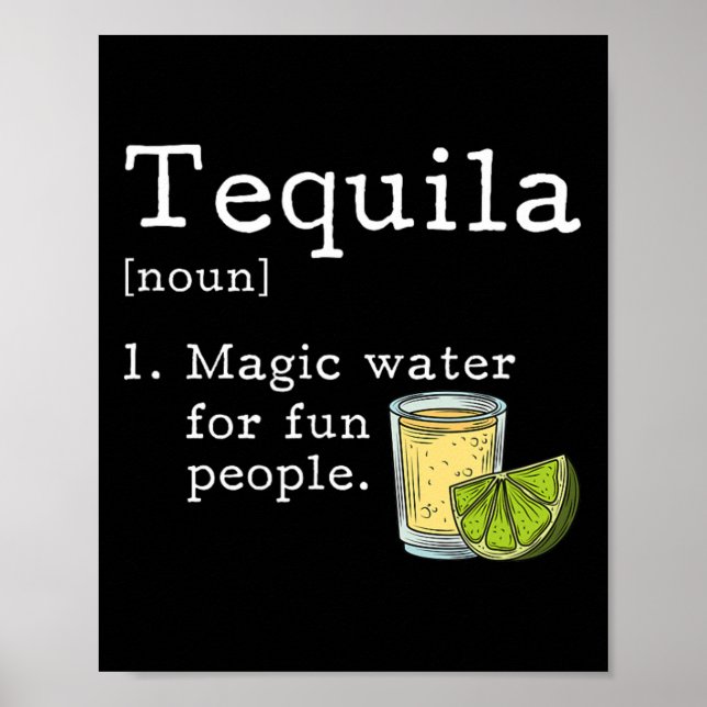 Póster Tequila Lover Cinco De Mayo Regalos Fiestas Mexica (Frente)