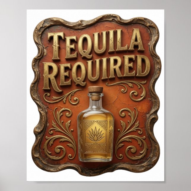 PÓSTER TEQUILA ORO CRISP REQUERIDO (Frente)