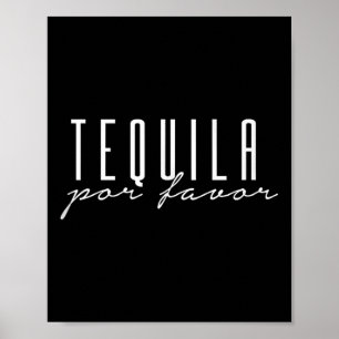 Póster Tequila Por Favor Cinco De Mayo Bebida Fiesta