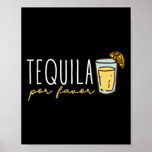 Póster Tequila Por Favor Tequila Mexicana Tequila Español