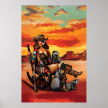 "Tequila Sunrise" Guay Vintage Pinup Gift Art