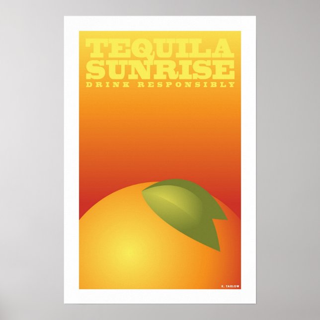 Póster Tequila Sunrise (Pequeño Poster) (Frente)