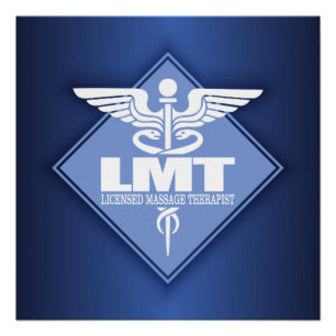 Póster Terapeuta autorizado del masaje