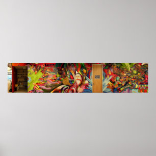 Póster Terapia de Color Mural @ Zazzle