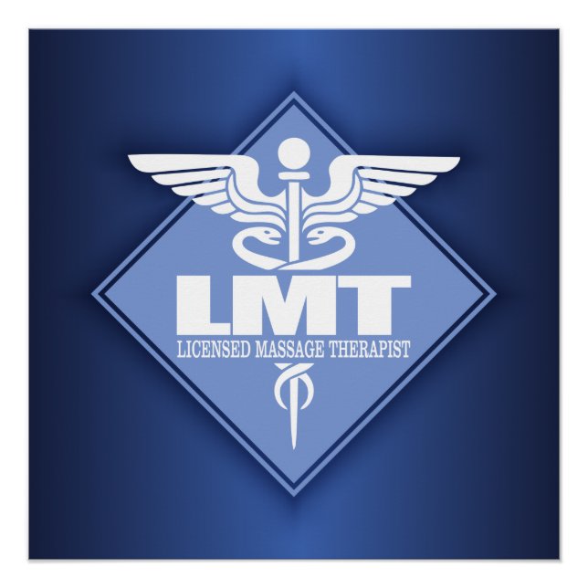 Póster Terapia de Masaje con Licencia (Anverso)