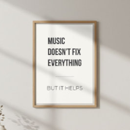 Póster Terapia de Música Motivacional Tranquila