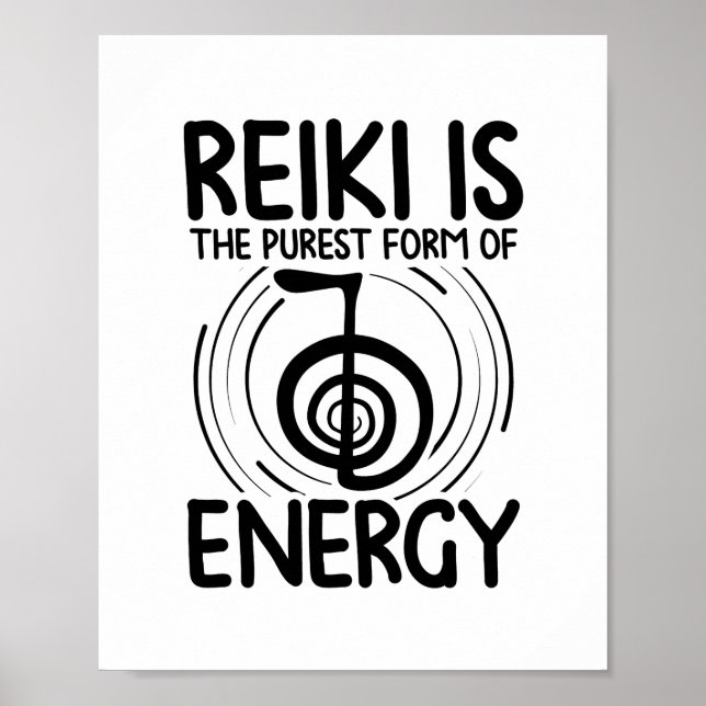 Póster Terapia de Reiki (Frente)