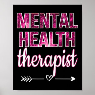 Póster Terapia De Salud Mental Consejera De Salud Mental