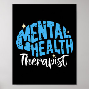 Póster Terapia de Salud Mental Estudiante Psiquia Salud M