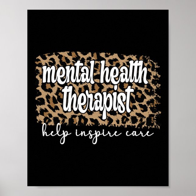 Póster Terapia de Salud Mental Terapéutica (Frente)