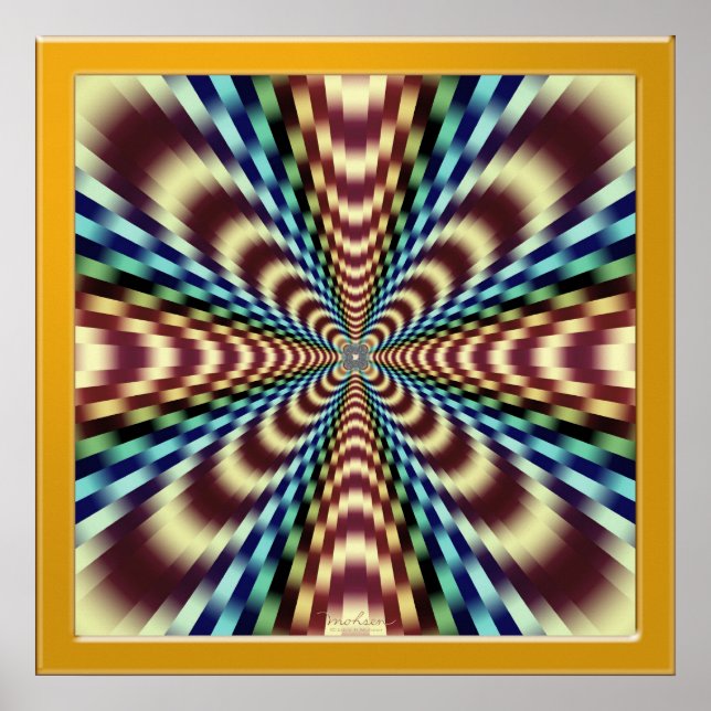Póster Terapia de vibración óptica hipnótica (Frente)