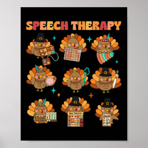 Póster Terapia Del Discurso Turco Terapia Del Discurso De