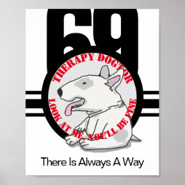 Póster Terapia Dogtor Doodle Art