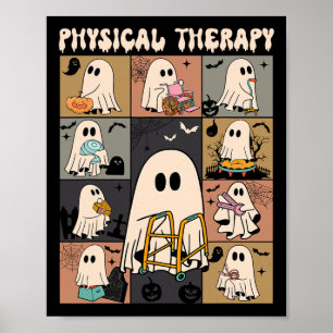 Póster Terapia Física De Fantasma Cuta Terapia Física Pt