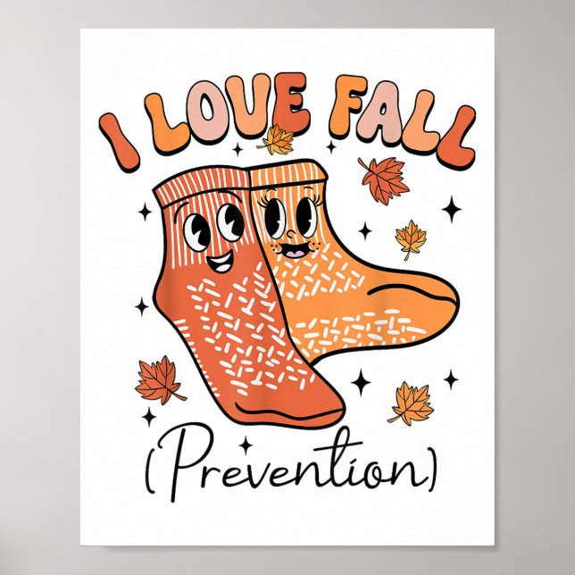 Póster Terapia Física De Groovy I Fall Prevention Fall Pt (Frente)