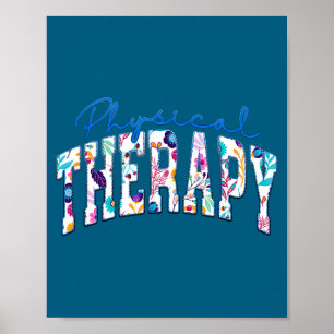 Póster Terapia Física Pediátrica Linda Terapeuta Divertid