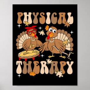 Póster Terapia Física Turca Cute Pta Otoño Otoño