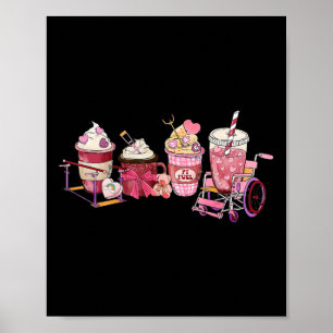 Póster Terapia Física Valentine Pt Fuel Coffee Física