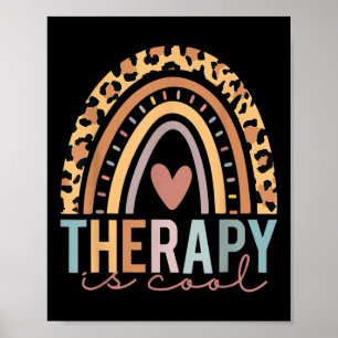 Póster Terapia: Guay Mental Health Awareness Leopard Cu