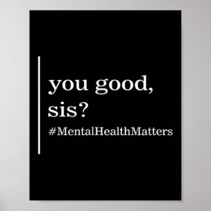 Póster Terapia Mental Salud Buena Sensibilización De Sis 
