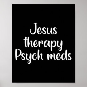 Póster Terapia Métodos Psiquiátricos - Salud Mental Crist