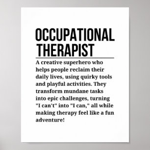Póster Terapia ocupacional