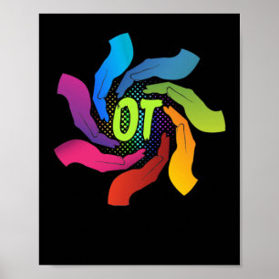 Póster Terapia Ocupacional Cuta A Manos