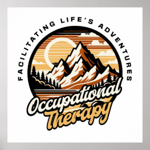 Póster Terapia Ocupacional Divertida