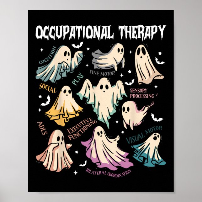 Póster Terapia Ocupacional Fantasma Especial Edu Autism A (Frente)
