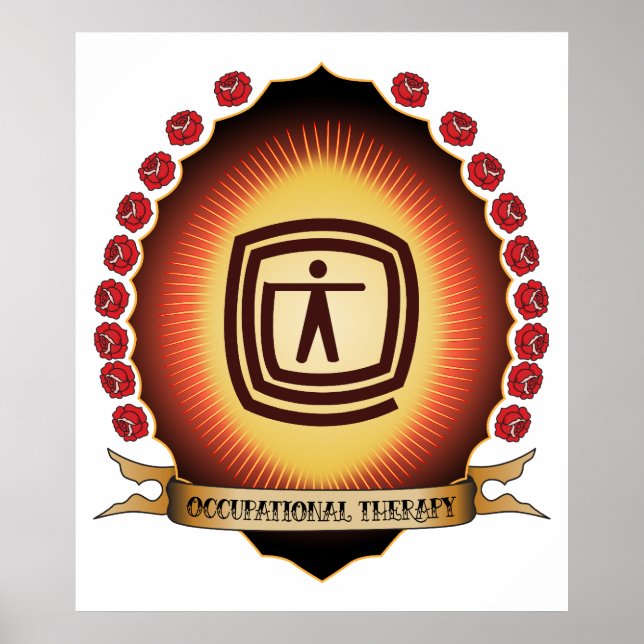 Póster Terapia ocupacional Mandorla (Frente)