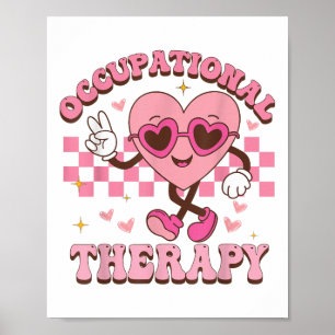 Póster Terapia Ocupacional Pediátrica Groovy En San Valen