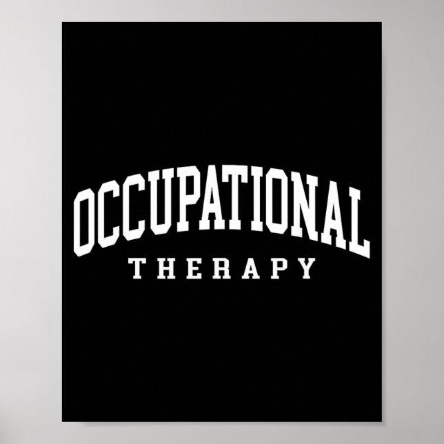 Póster Terapia ocupacional pediátrica ocupacional (Frente)
