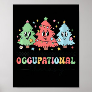 Póster Terapia Ocupacional Terapia Ota Retro