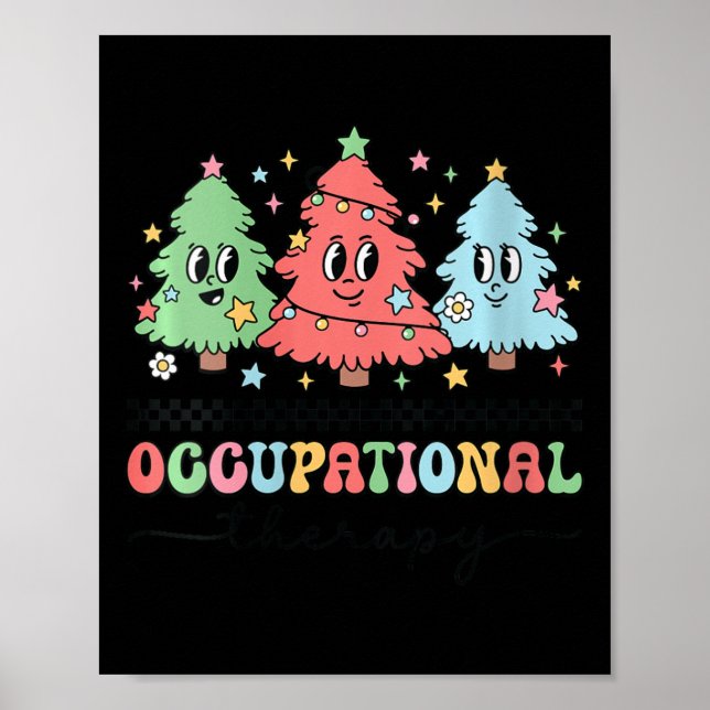 Póster Terapia Ocupacional Terapia Ota Retro (Frente)