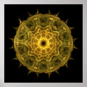 Póster Tercer Chakra - Manipura - ciudad de joyas