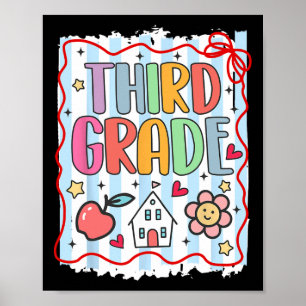 Póster Tercer Grado Equipo de vuelta al colegio 3er Grado