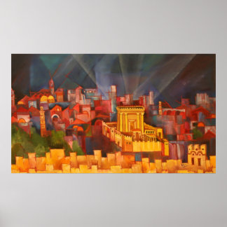 Póster Tercer templo de Jerusalén