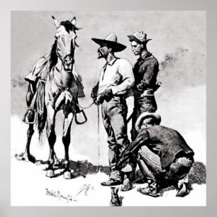 Póster Tercer Tropas de Caballería por Frederic Remington