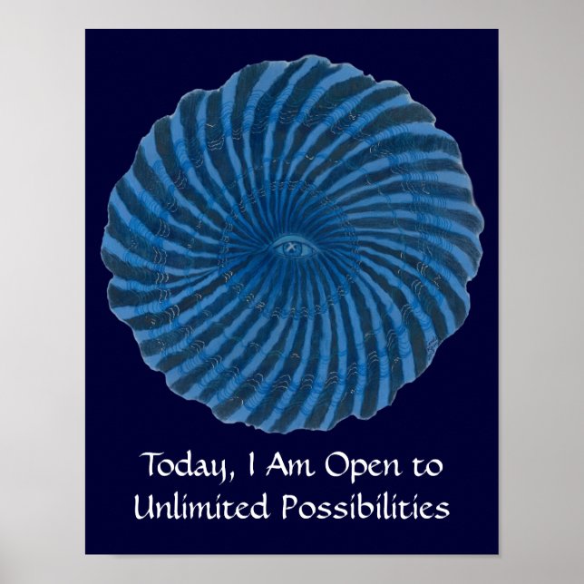 Póster Tercera Eye Chakra Art #3 - Intuición (Frente)