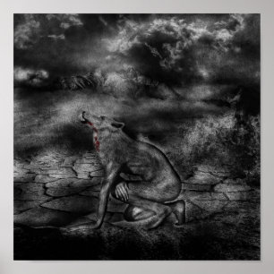 Póster Teriantropía