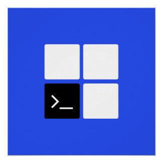 Póster Terminal de Windows