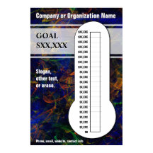 Termómetro azul giratorio