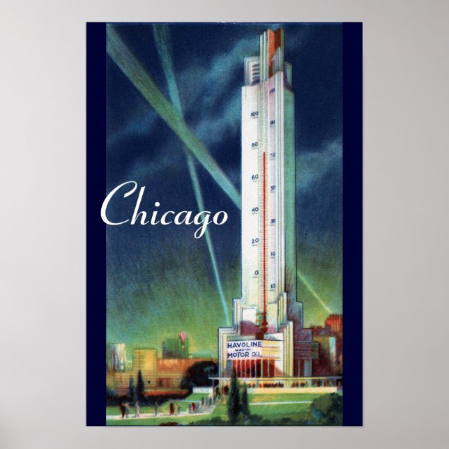 Póster Termómetro de Havoline (Frente)