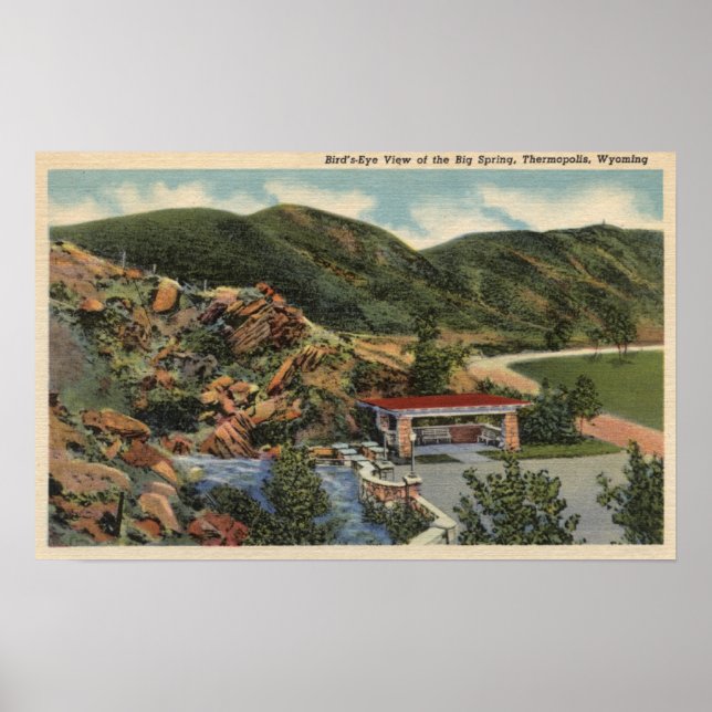 Póster Termopolis, Wyoming (Frente)