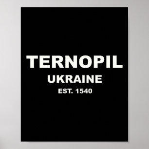 Póster Ternópil Ucrania 