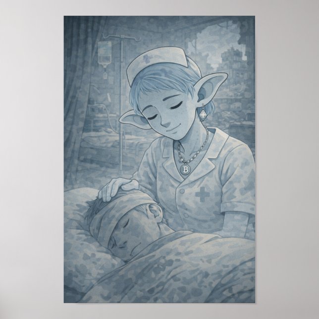 Póster Ternura / Enfermera / Hospital  (Frente)