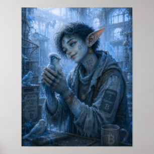 Póster Ternura / Ornitólogo / Jardín de Invierno