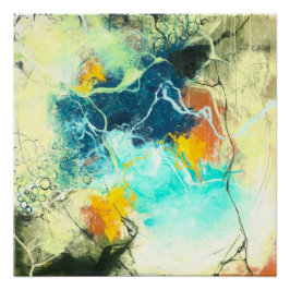 Póster Terra - Diseño Resumen Verde