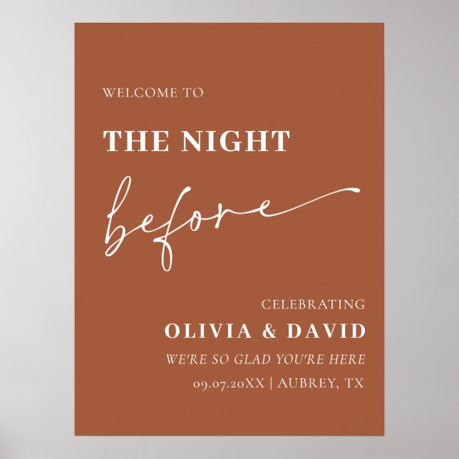 Póster Terracota La Noche Antes Del Ensayo De La Cena Rót (Frente)