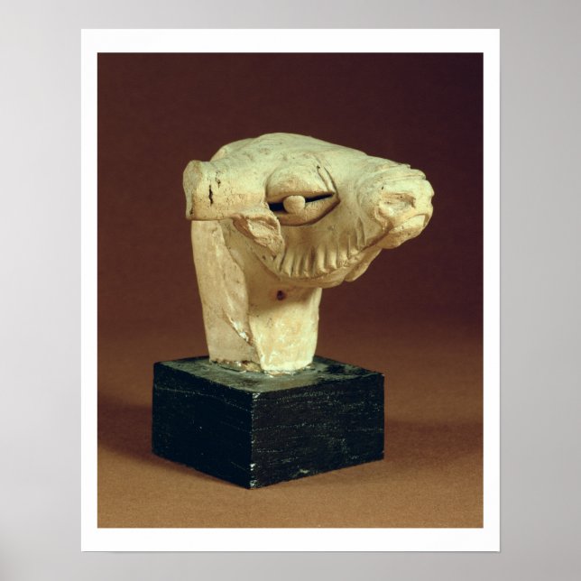 Póster Terracotta camel head, Mohenjodaro, 2300-1750 BC (Frente)